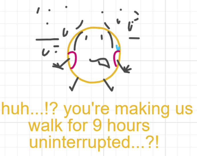 A panel from I've Been Everywhere, Man, episode nine of the Board Boards object show by Furretwalk/WalkingFurret.